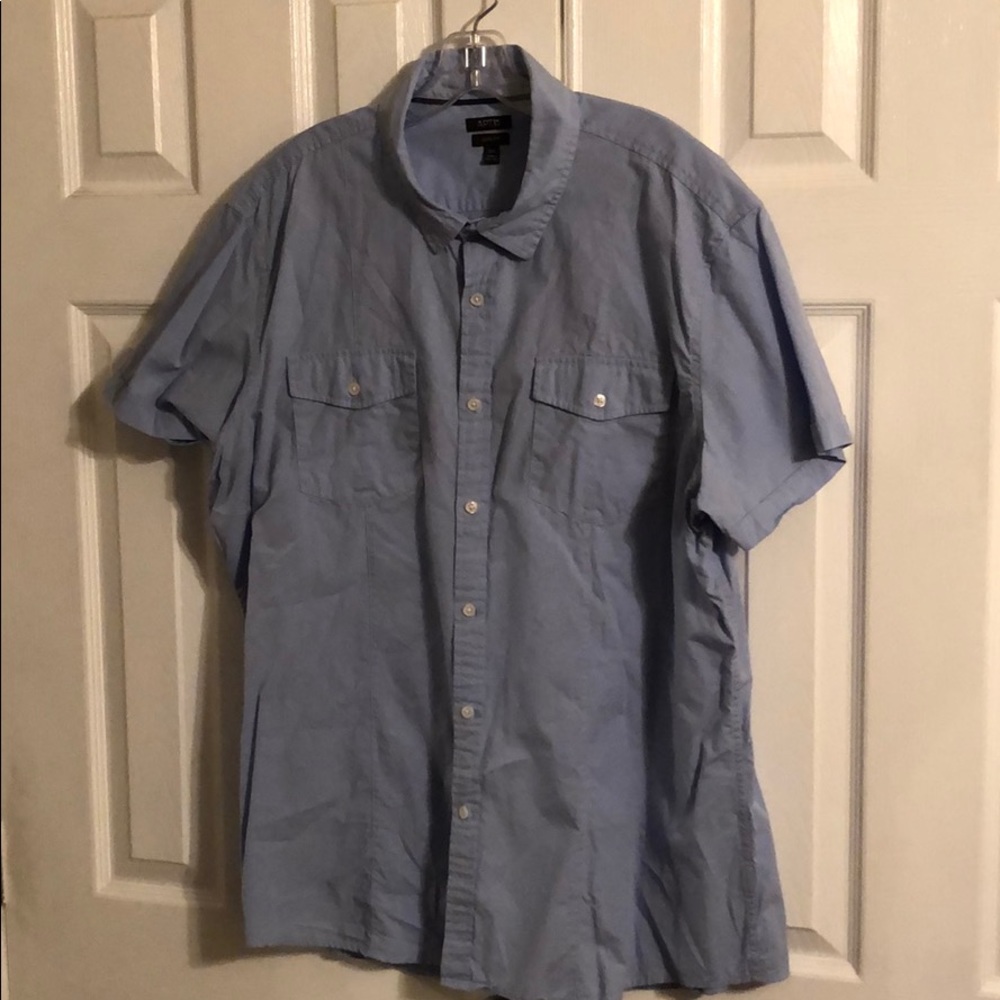 APT.9 SLIM FIT Button Down Short Sleeve
